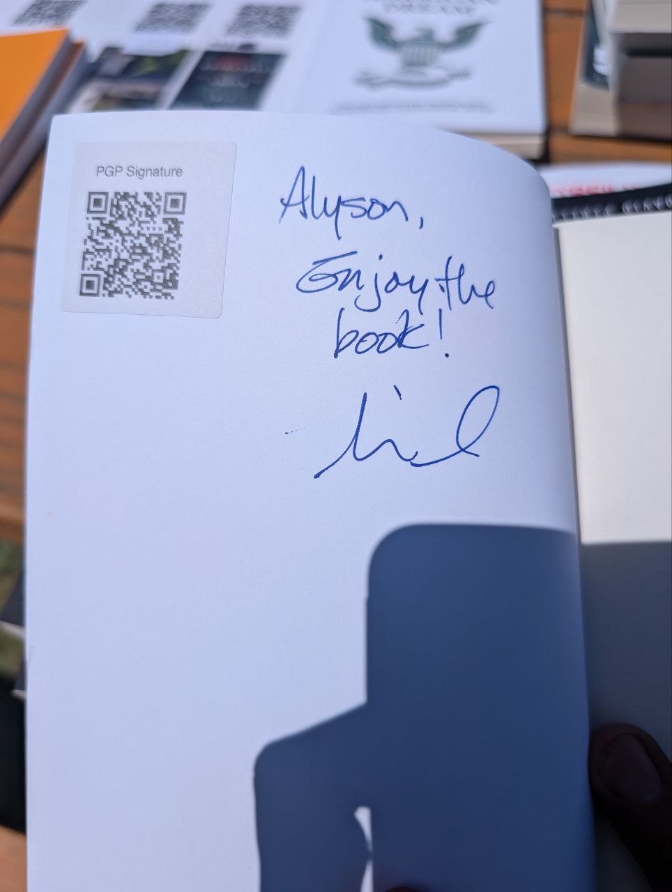 Signed autograph a4b7960b17388eea