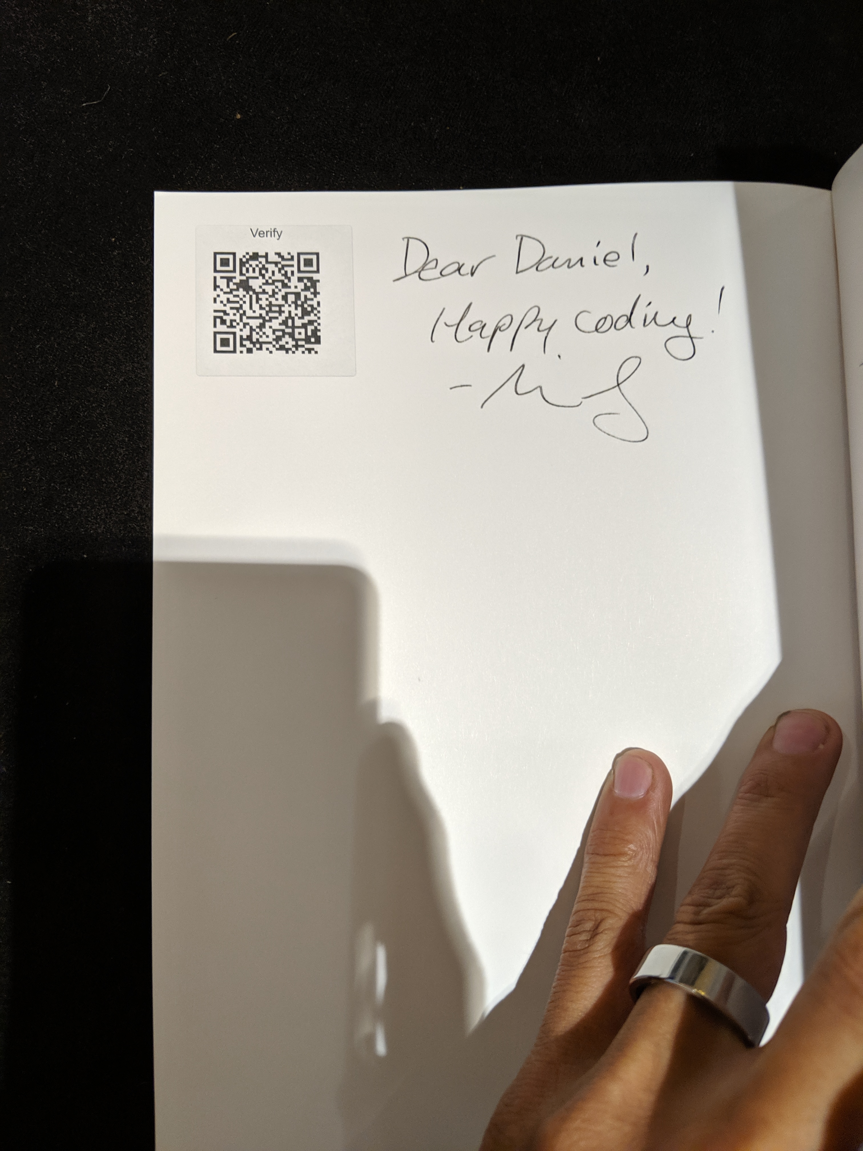 Signed autograph a4d8599524742153