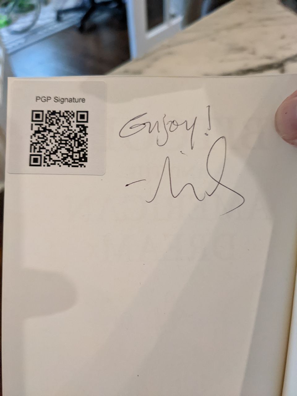 Signed autograph a5c29efa6d716105