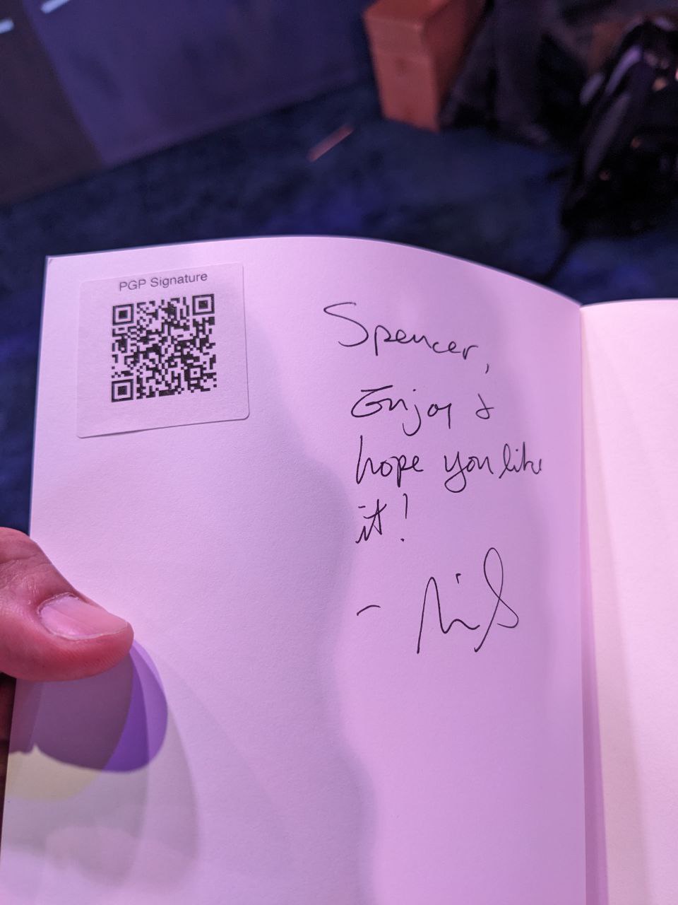 Signed autograph a60621c756343c77