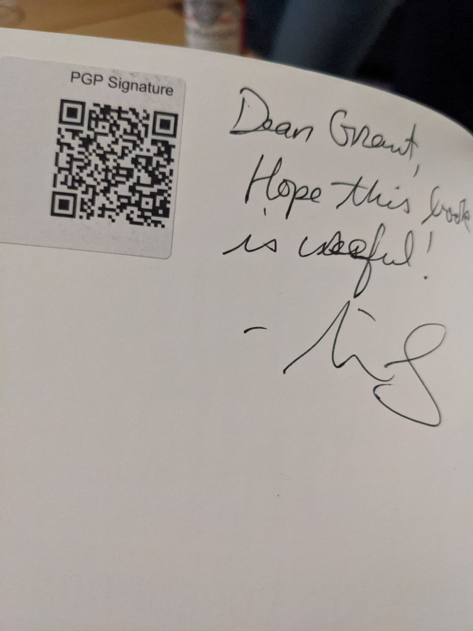 Signed autograph a89c788d010007c4