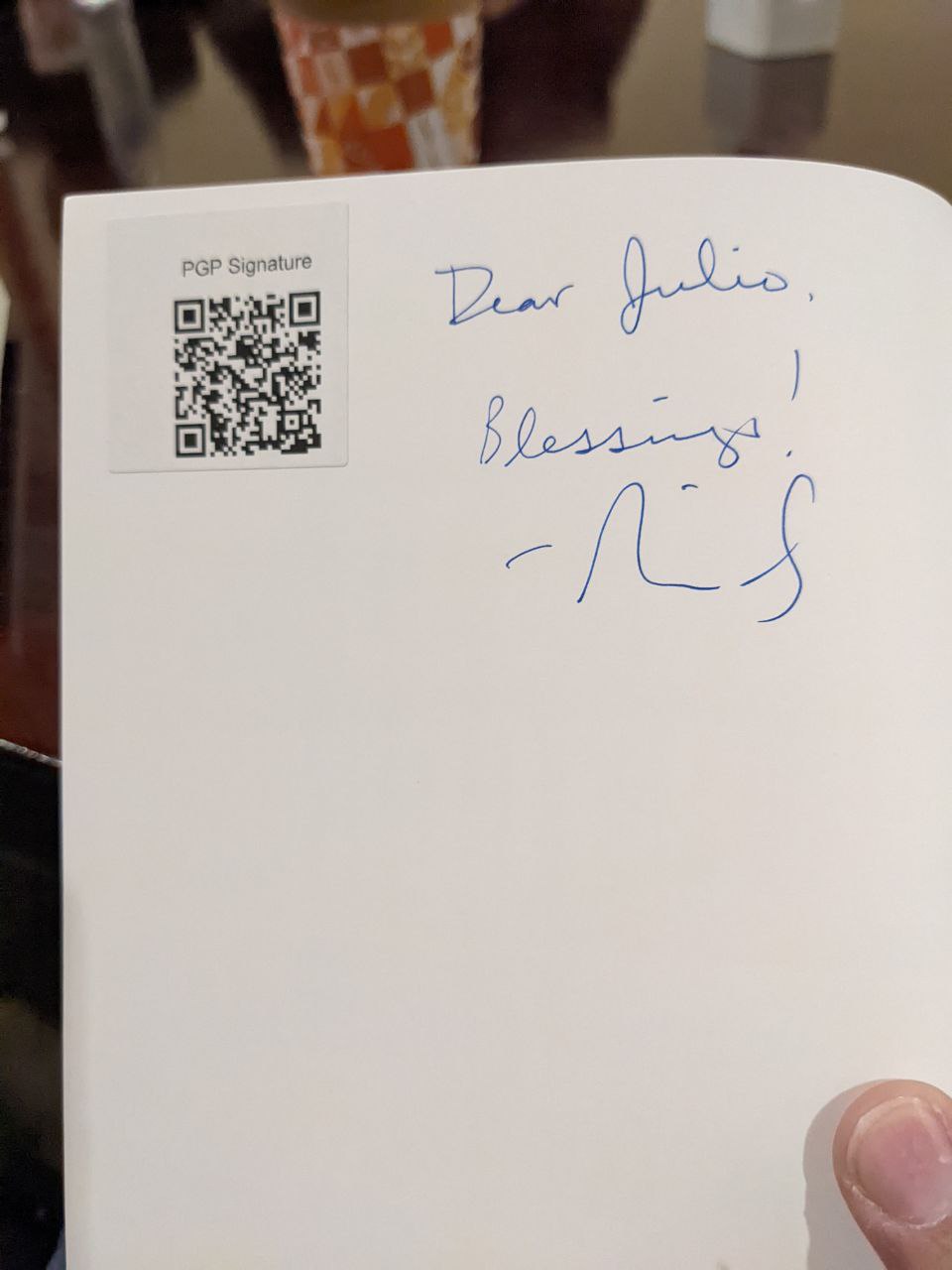 Signed autograph a9621e043783020a