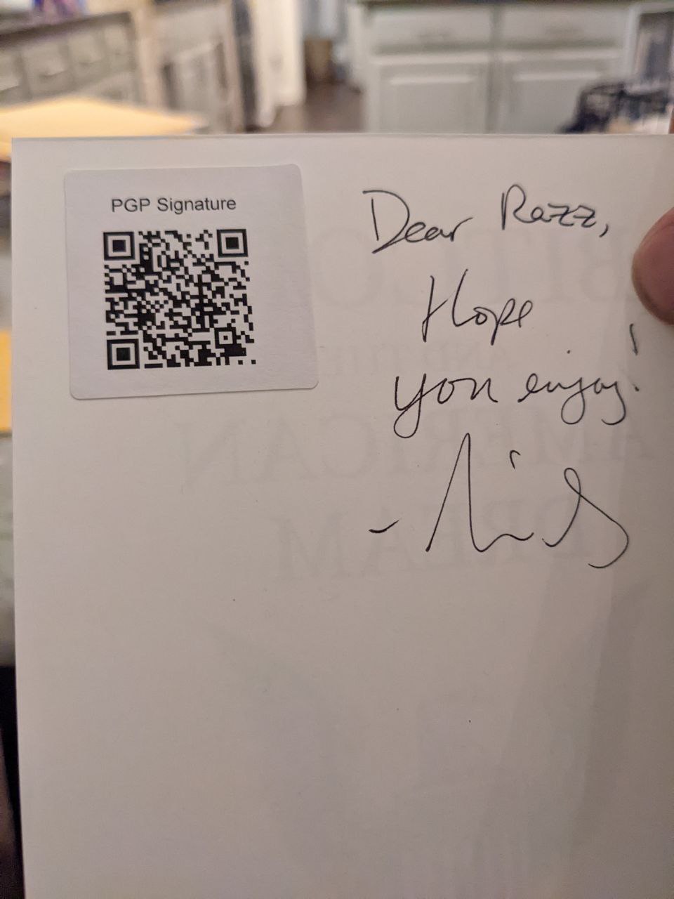 Signed autograph a991fedc9f5109ff