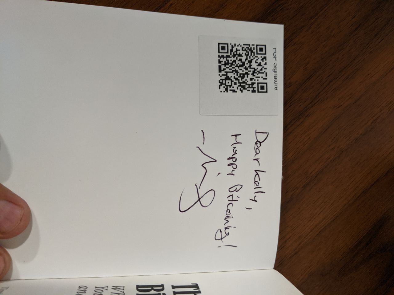 Signed autograph a9b0521a5a6856fc