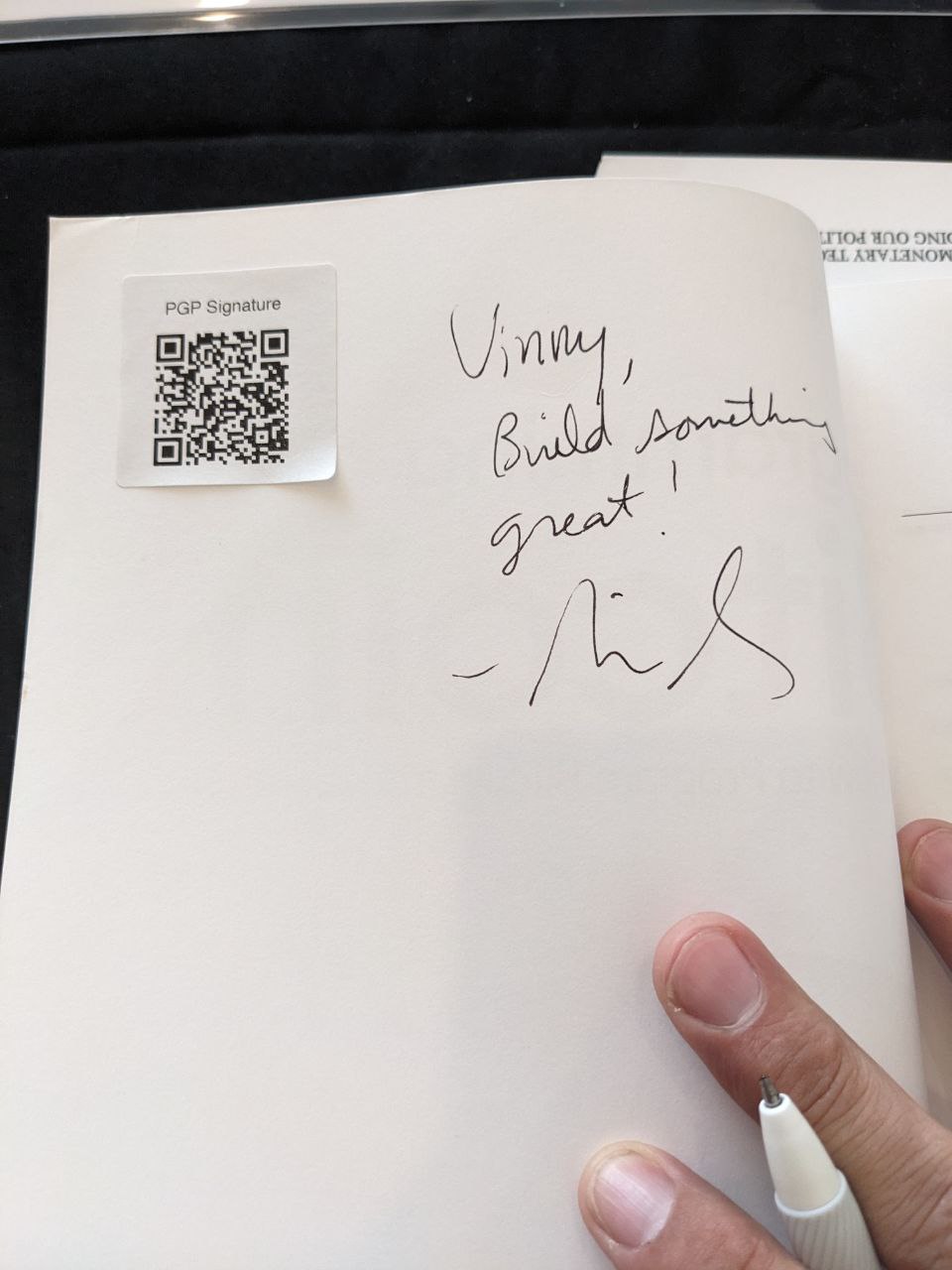 Signed autograph a9e139a1964b8d71