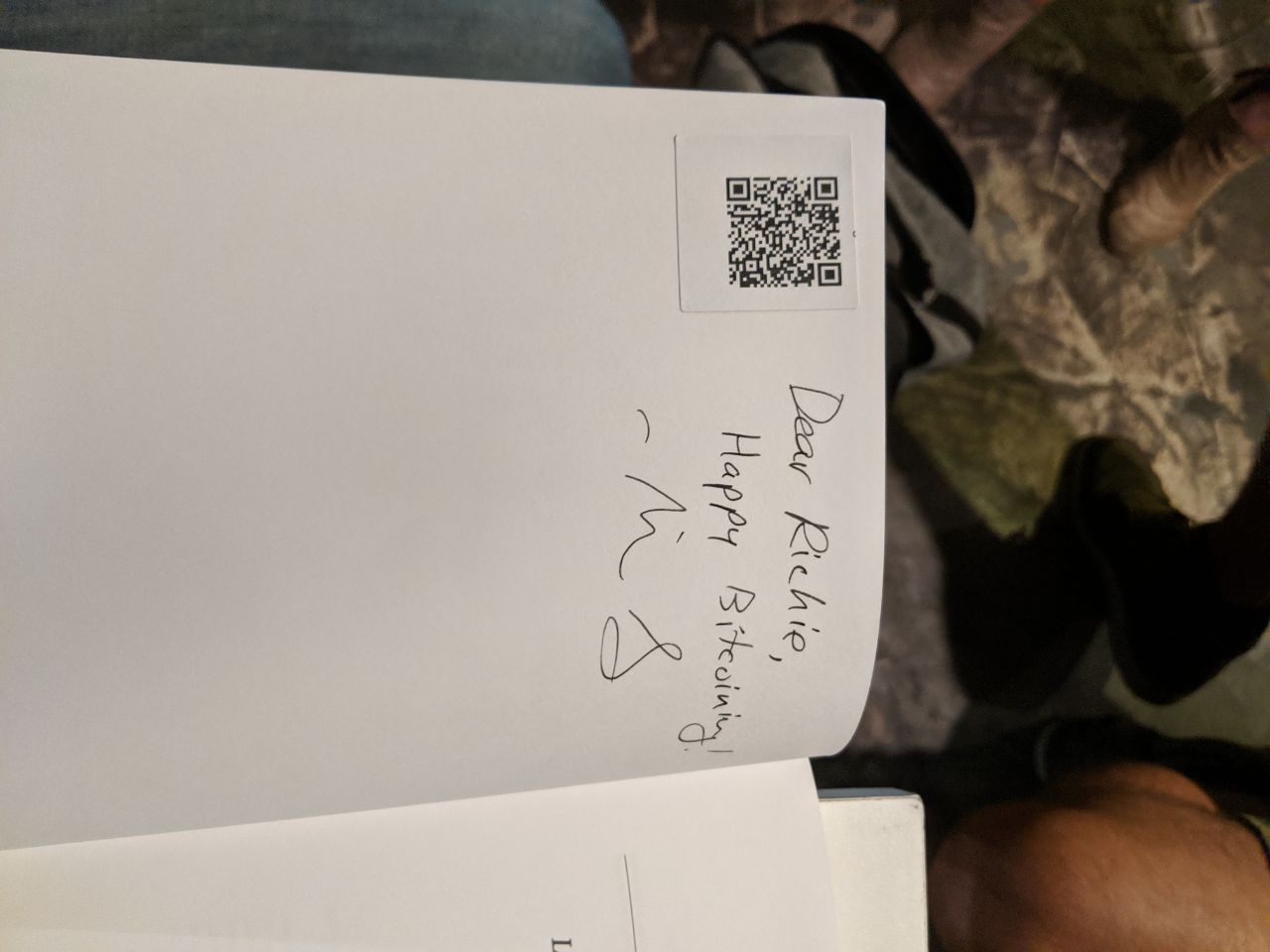 Signed autograph ab5c4cefffbb4cac