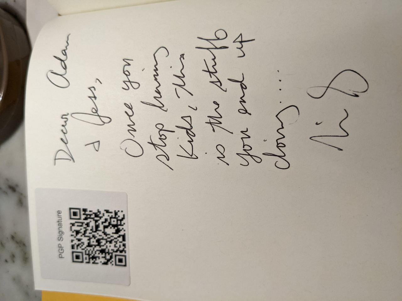 Signed autograph ac86b5d420dc64f3