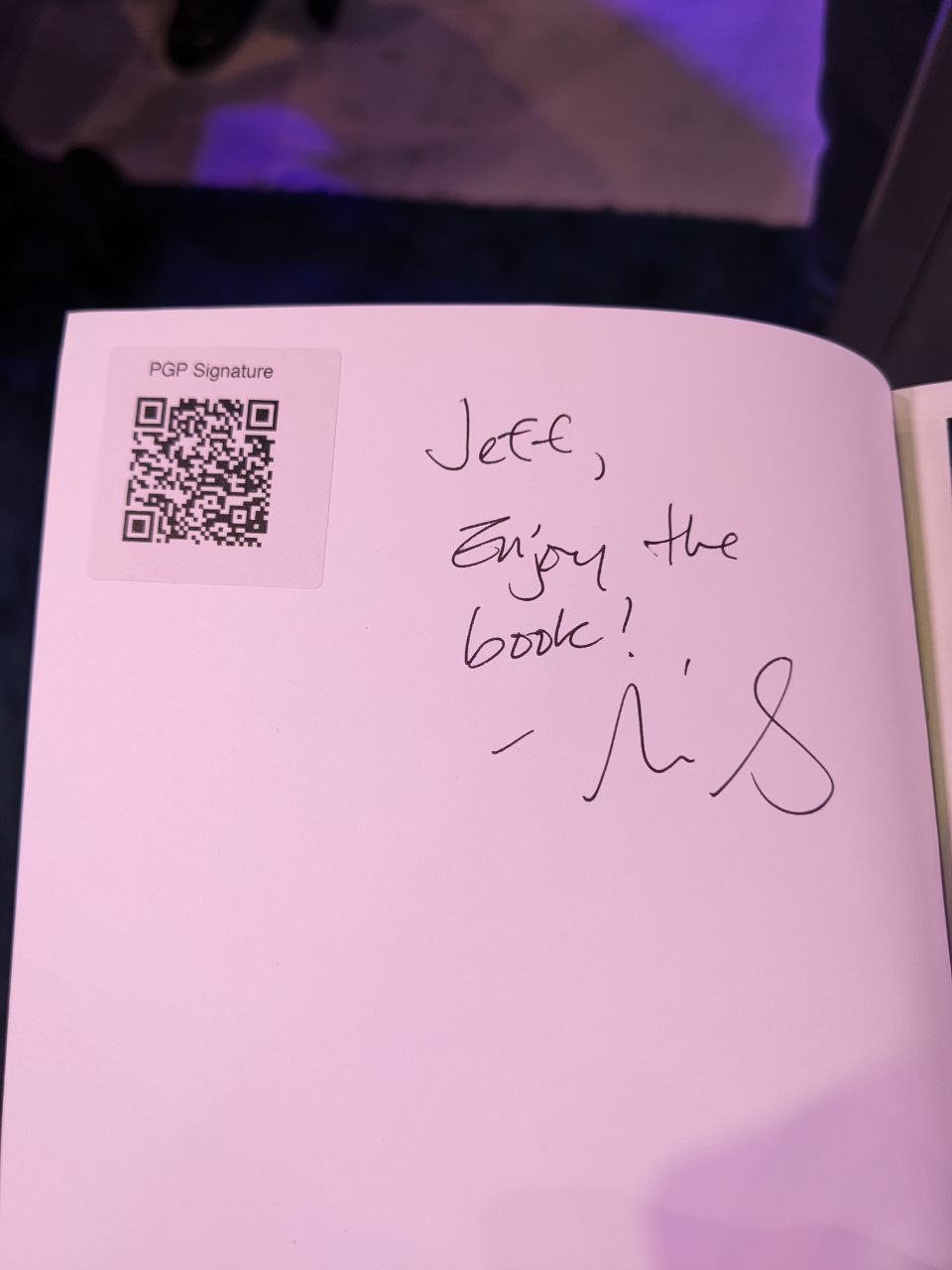 Signed autograph ac9594eaee32e601