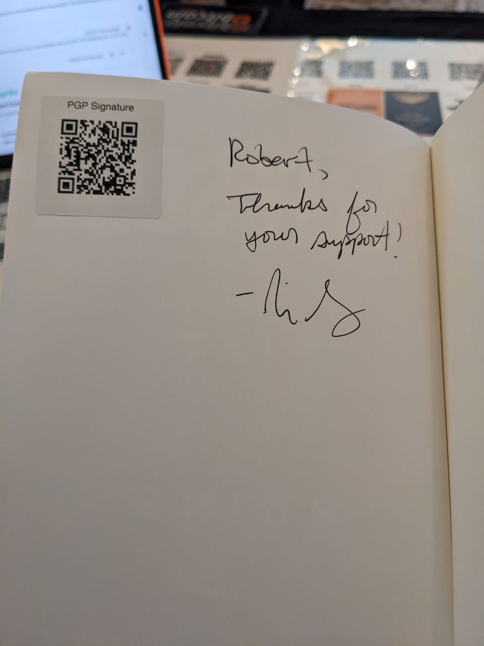 Signed autograph acfee5b019ac2171