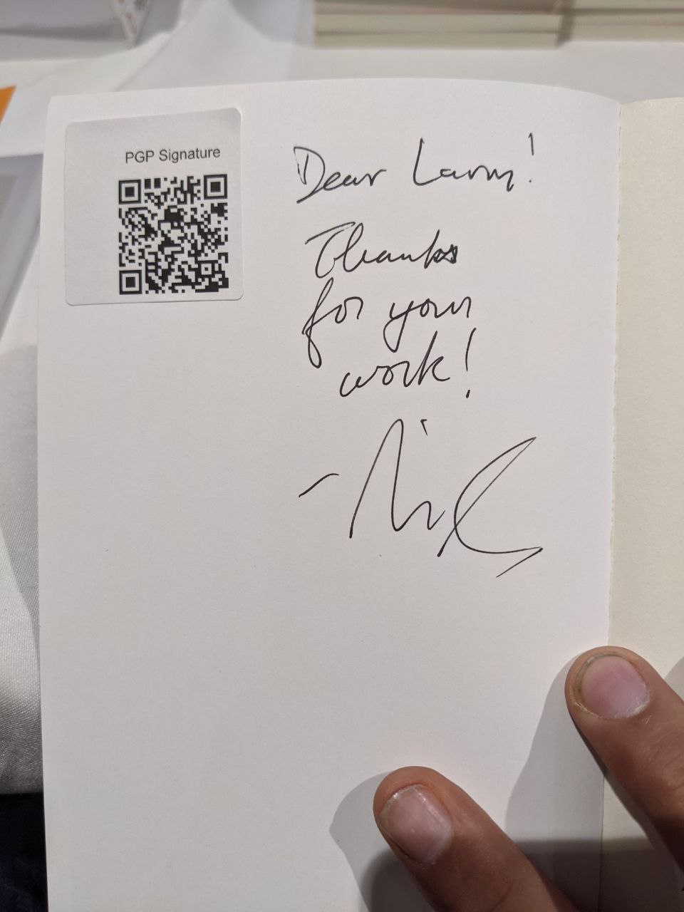 Signed autograph ad6d8522596af970