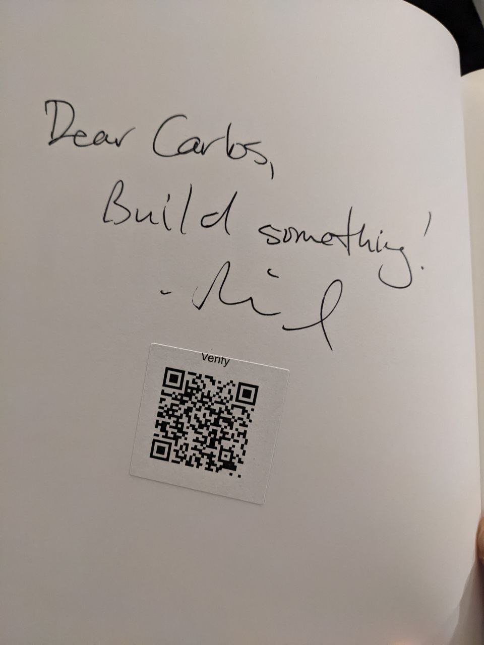 Signed autograph ad76c0ed549e5a61