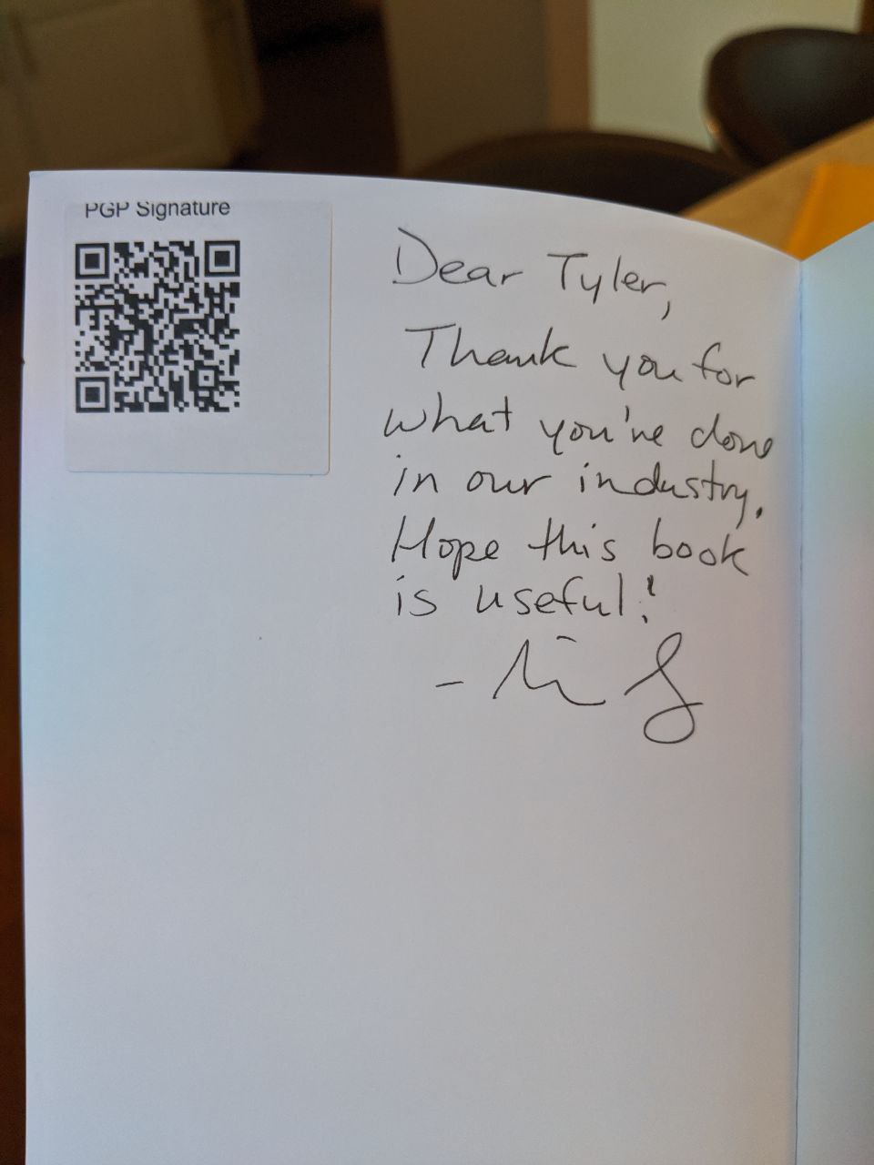 Signed autograph af24baf0969eb84c