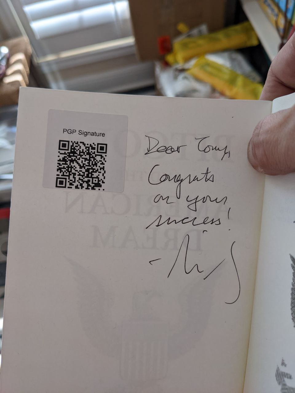 Signed autograph af49de29a08eaf6c