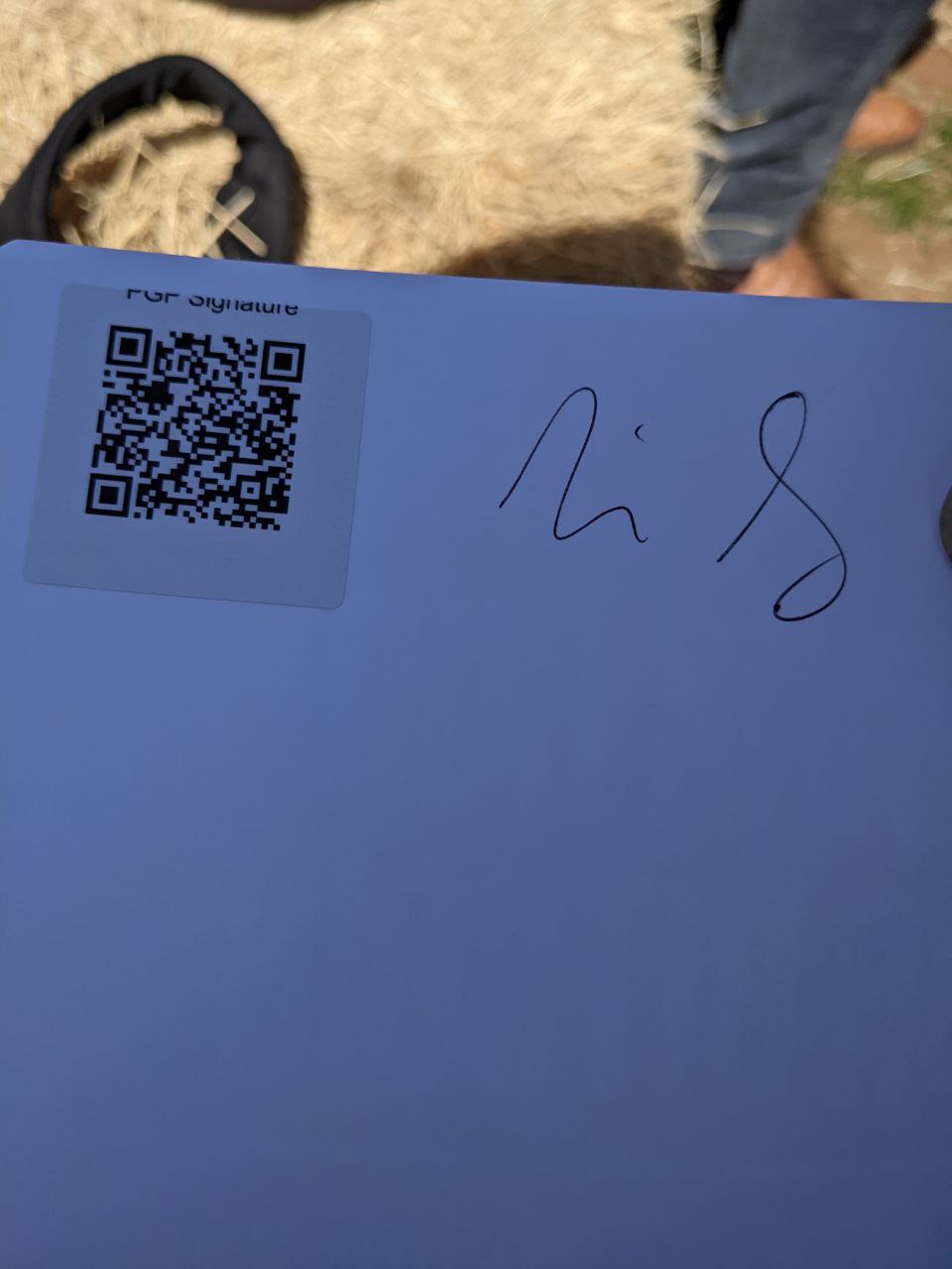 Signed autograph af956e8f19b470e9