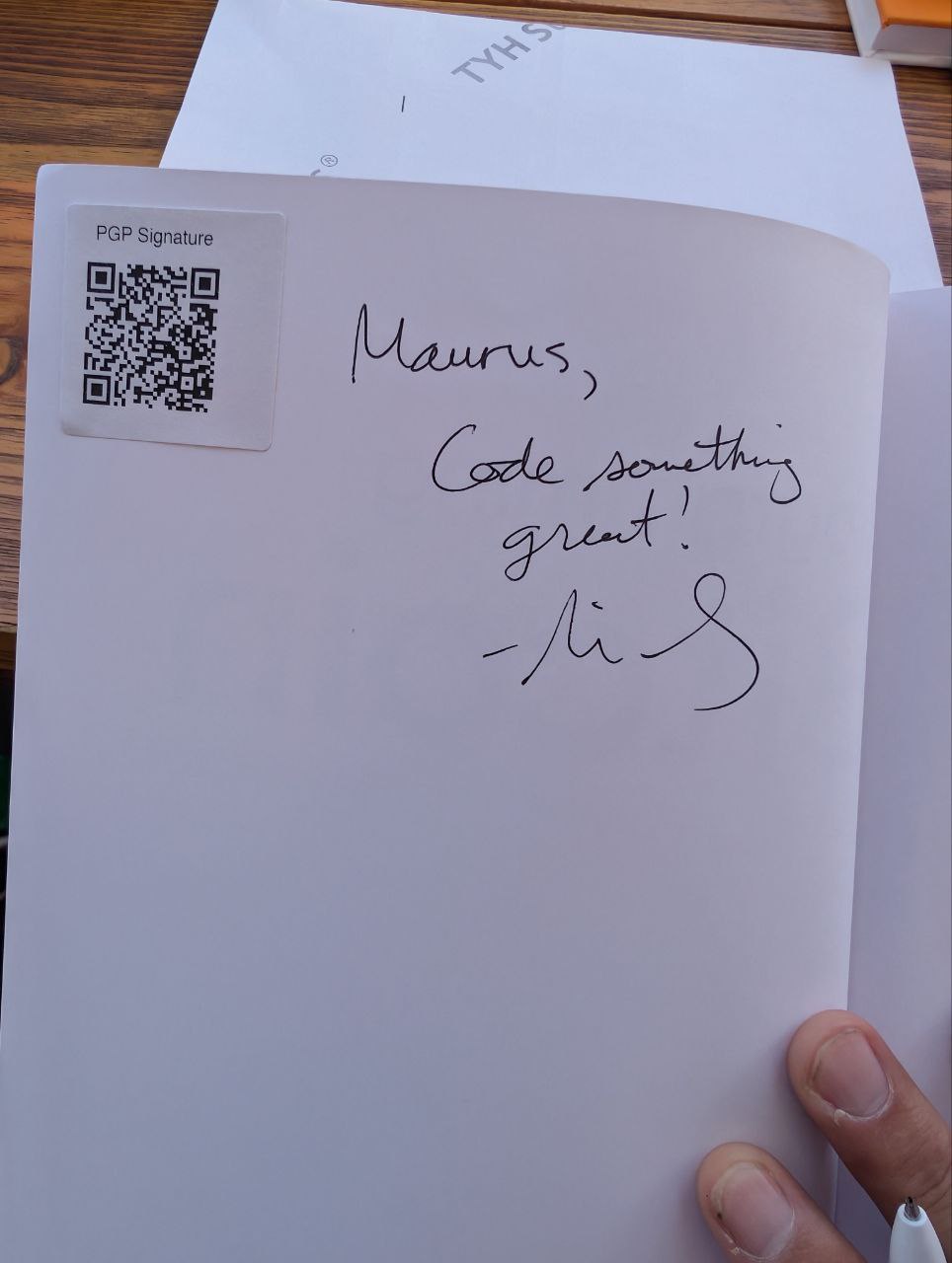 Signed autograph b1726e965a080060