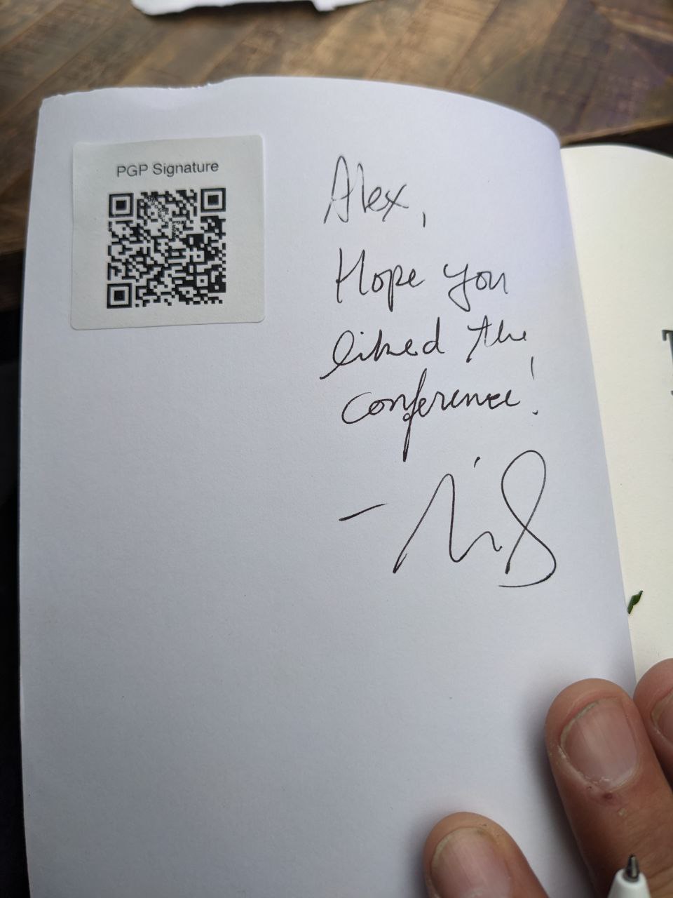 Signed autograph b19880aa255fa760