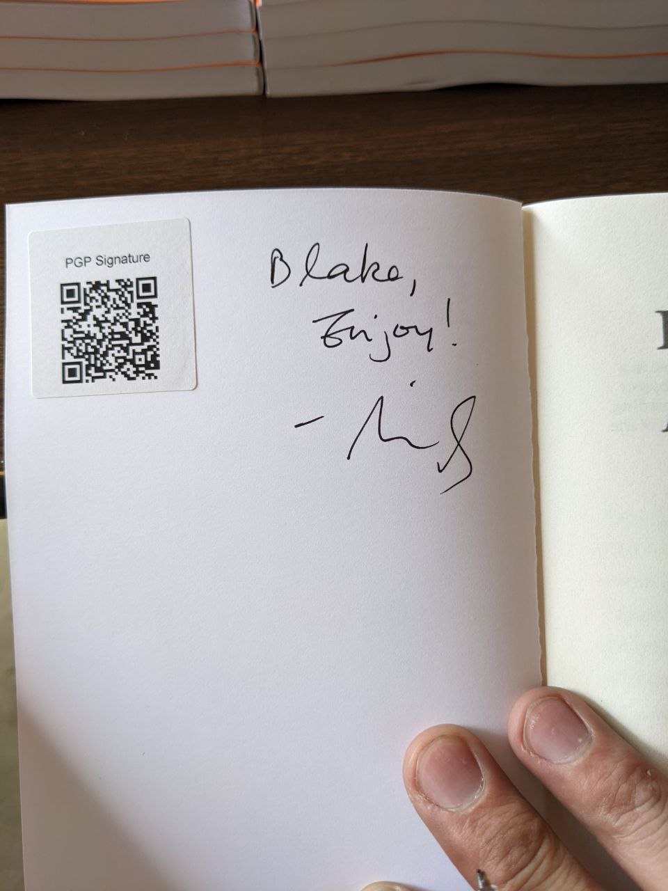 Signed autograph b44a587fe413a955