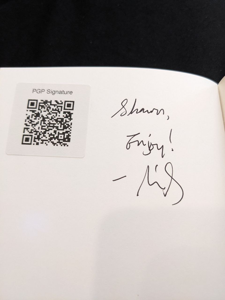 Signed autograph b58138903aa83657