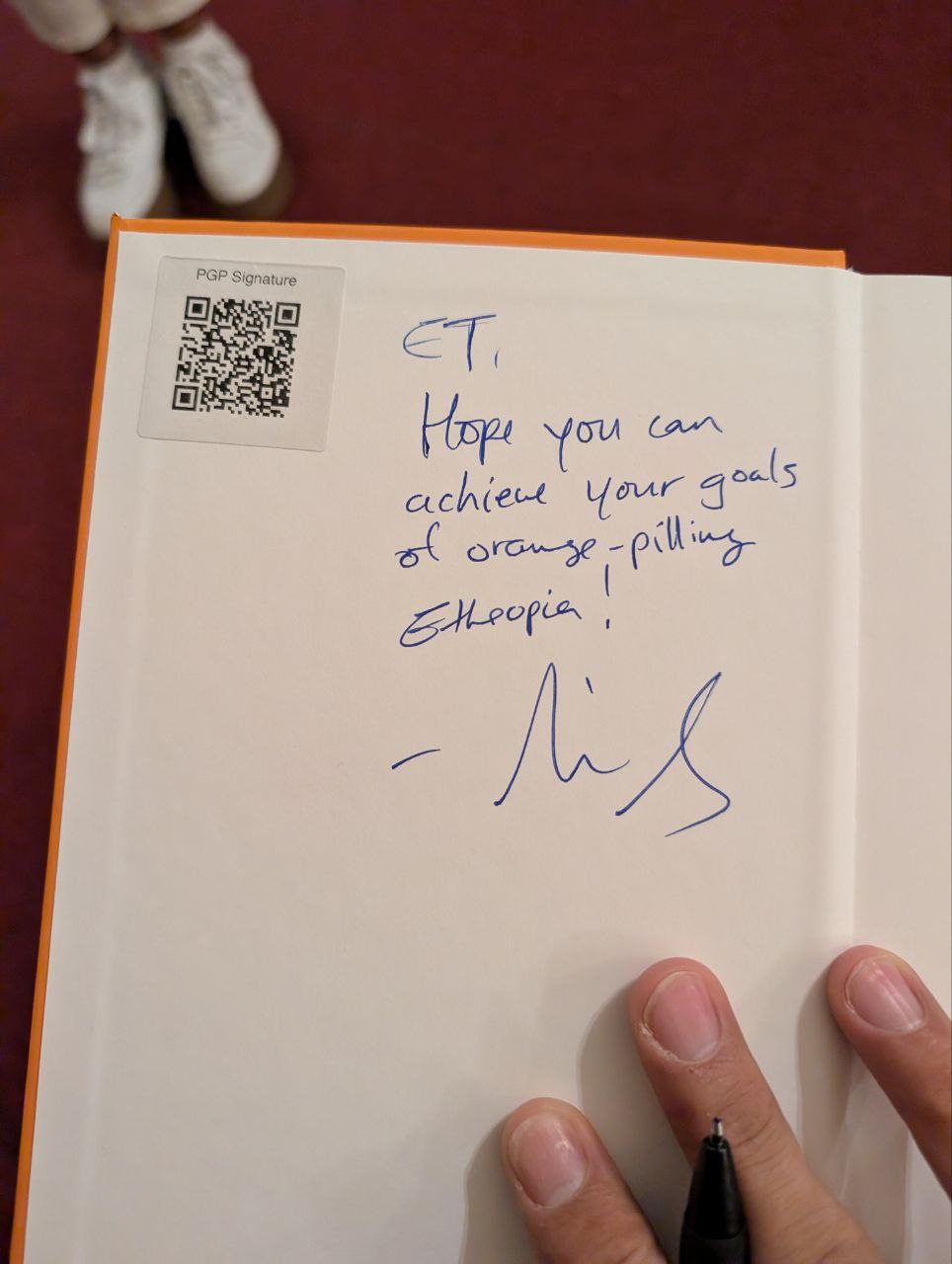 Signed autograph b5f2803d268f870c