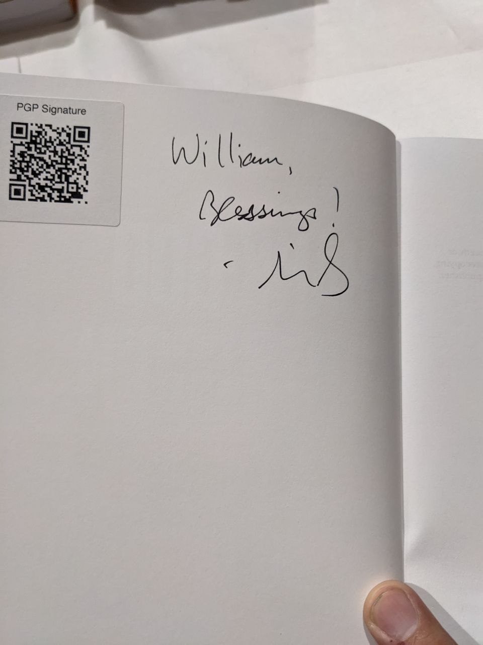 Signed autograph b6de9d2d1baa2557