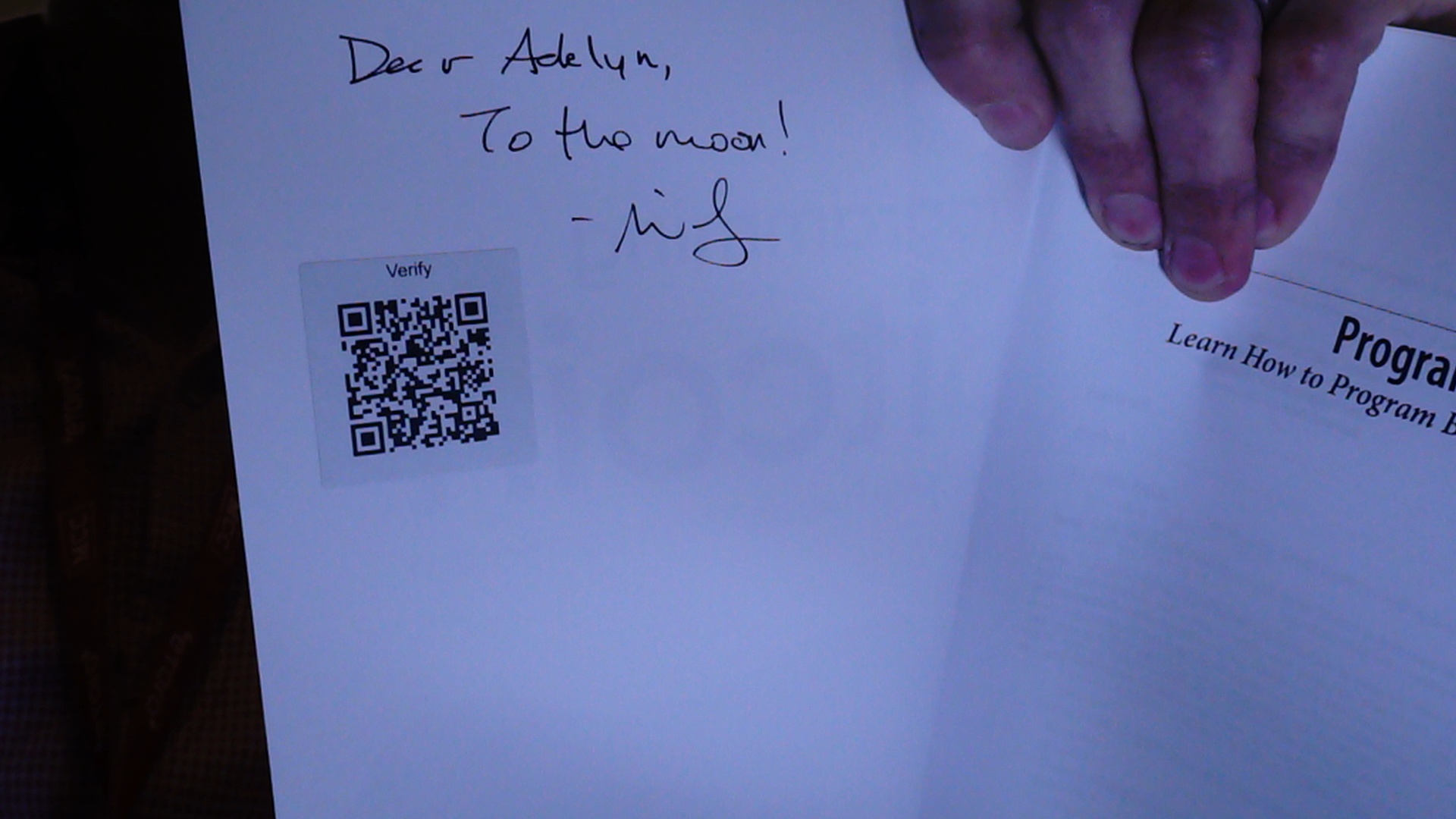 Signed autograph b80859497a39456c