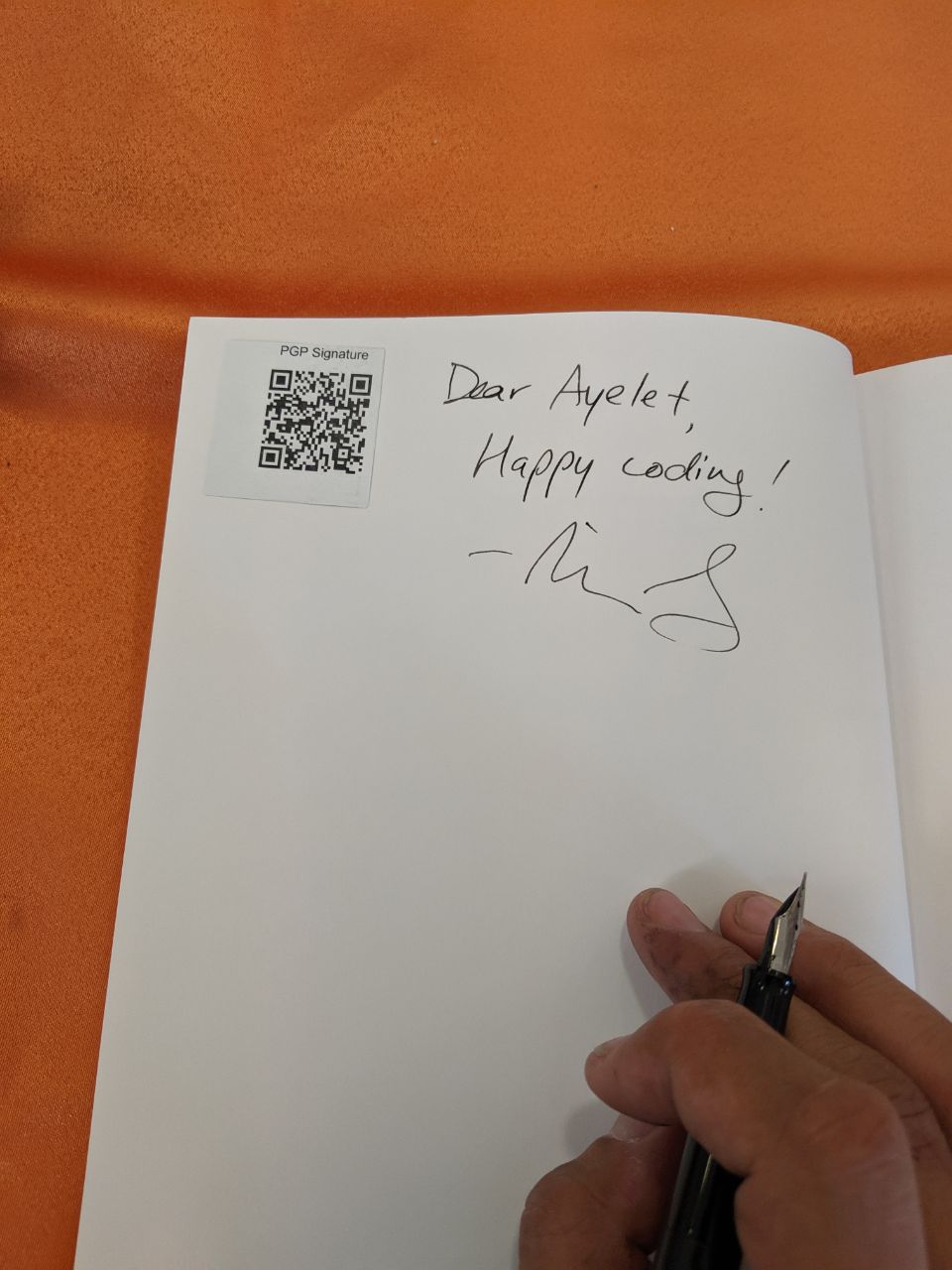 Signed autograph b855651ba482bb4f