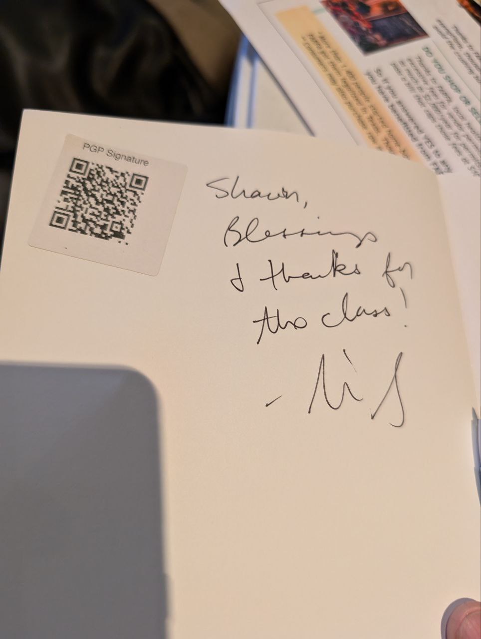 Signed autograph b97ccdfcc0fafc26