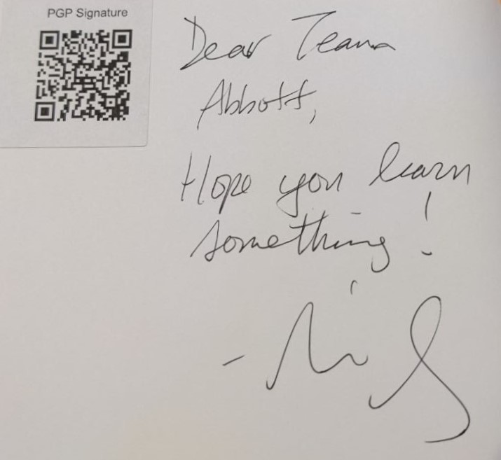 Signed autograph b993183107765385