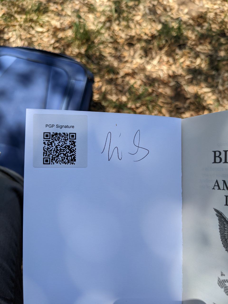 Signed autograph b9d8f2a1606ef46e