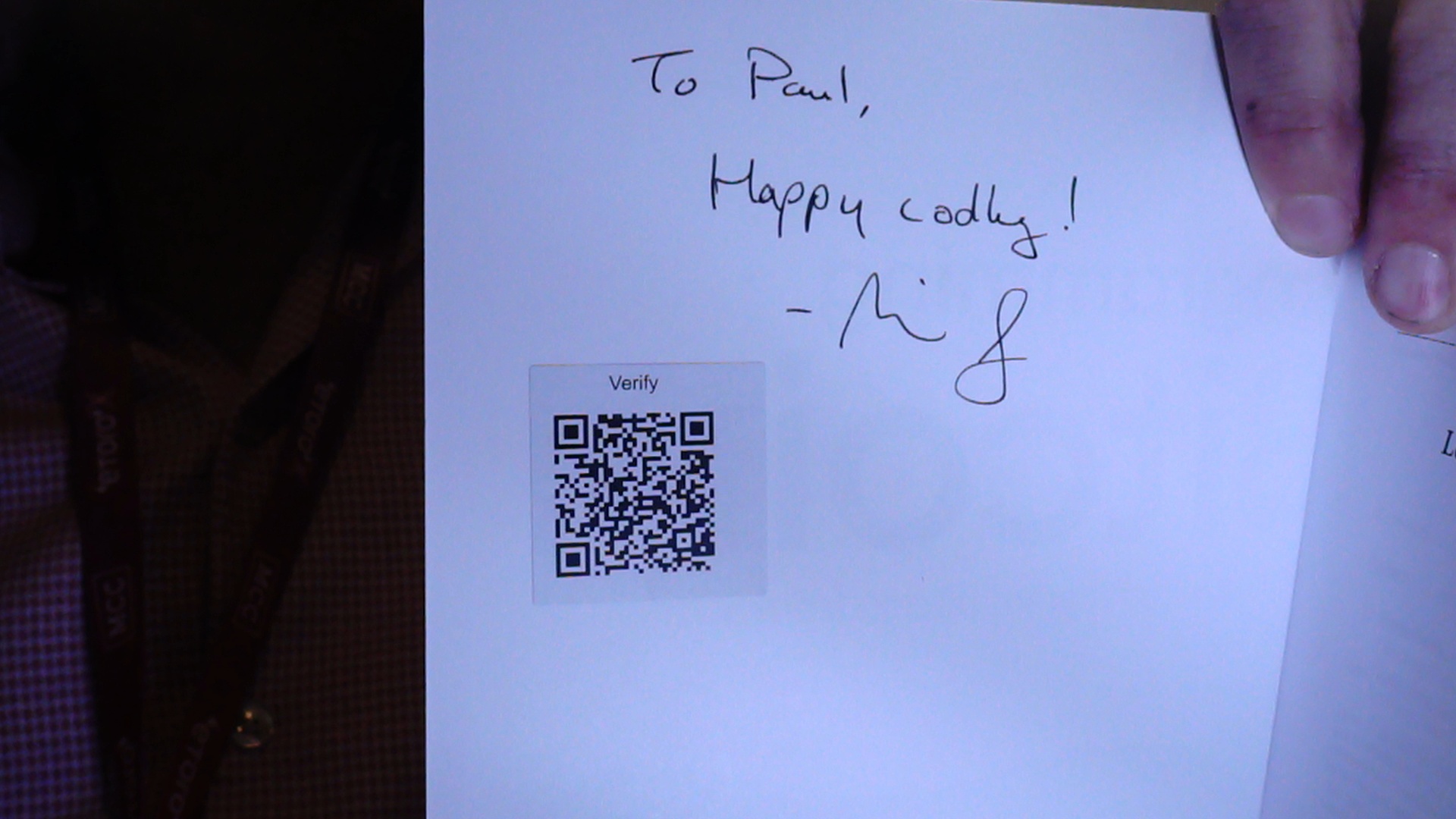 Signed autograph bad65433ec384530