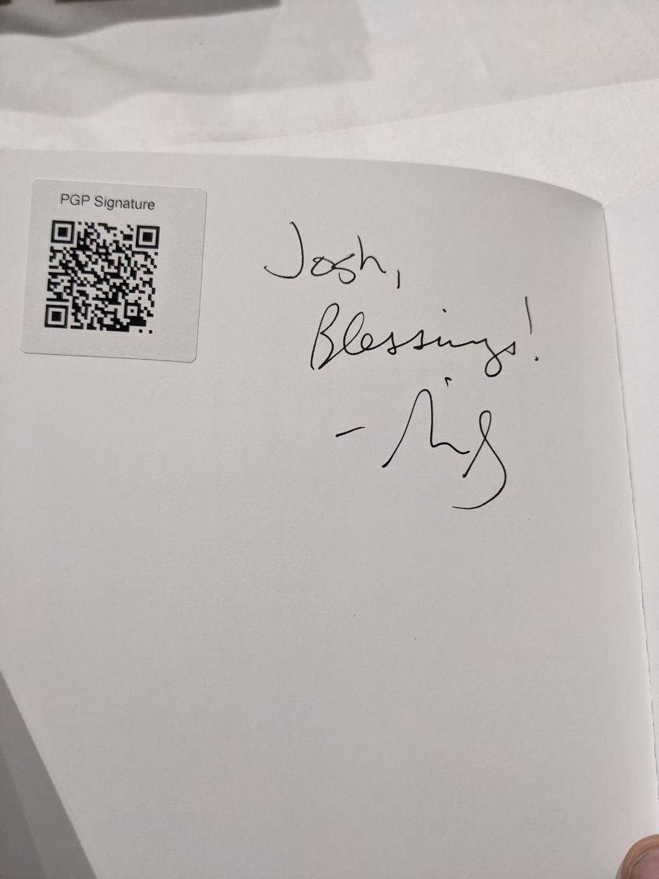 Signed autograph bb6f2e15be6764b9