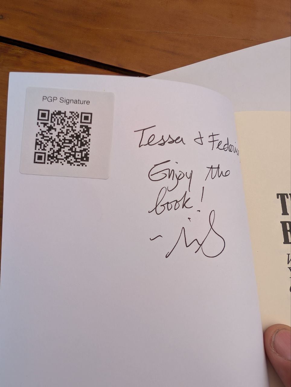 Signed autograph beb8b7fad454d85d