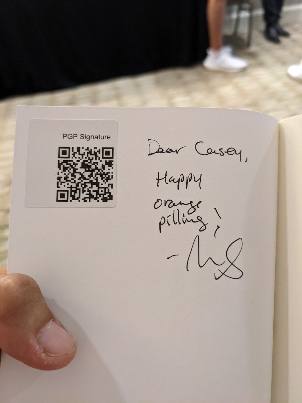 Signed autograph bee861a85a4d9064