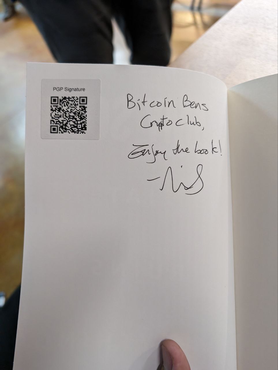 Signed autograph bf586c2f1e7a1234