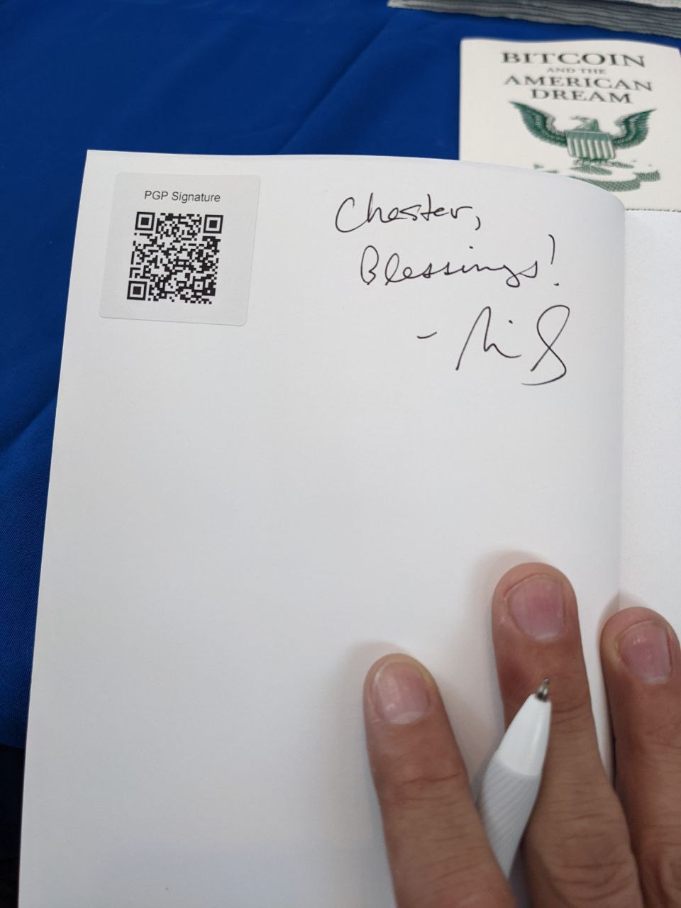 Signed autograph c291dfcc7a500dc7