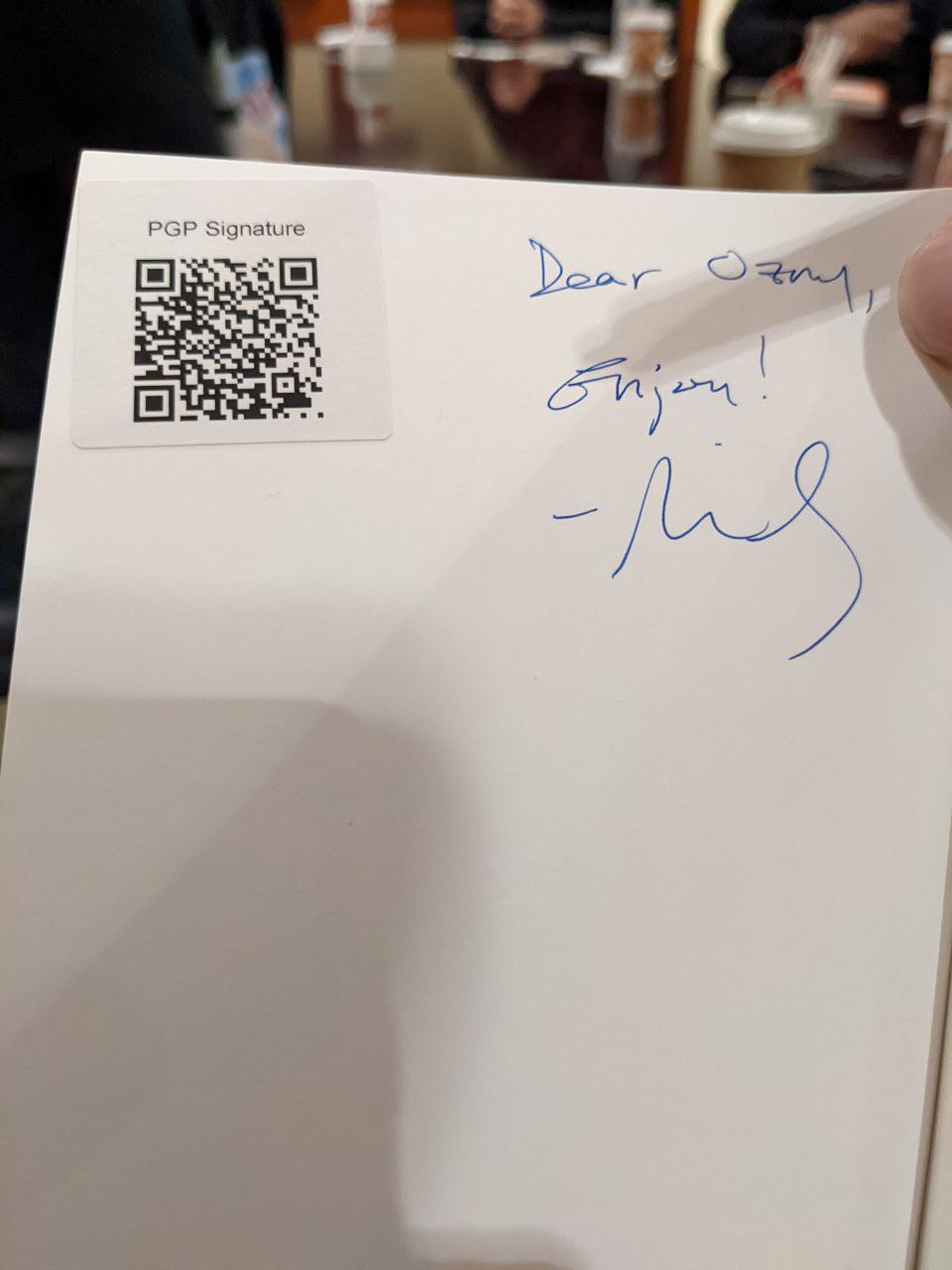 Signed autograph c4532de3607f0dba