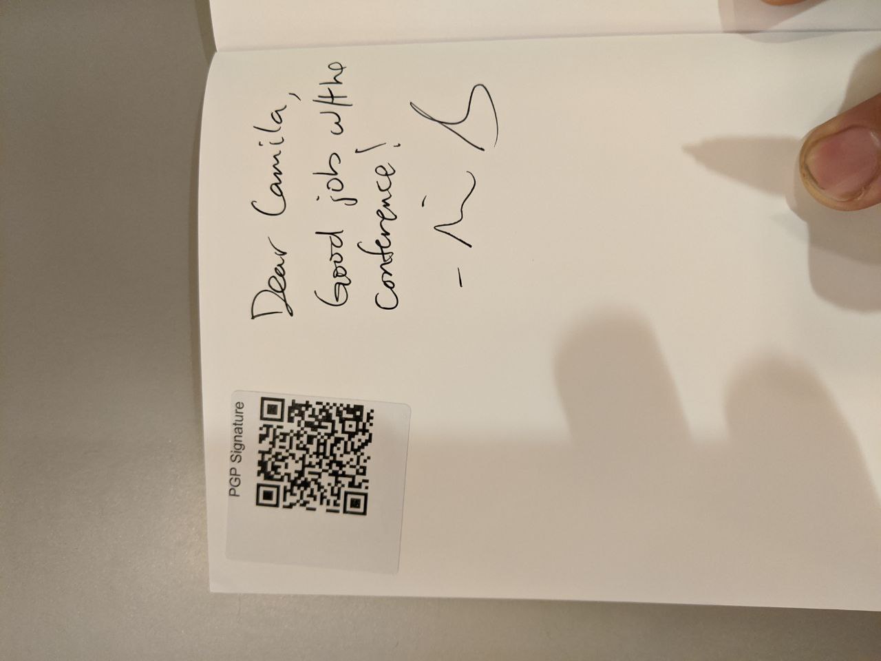 Signed autograph c54d1da7ff1ce4ed