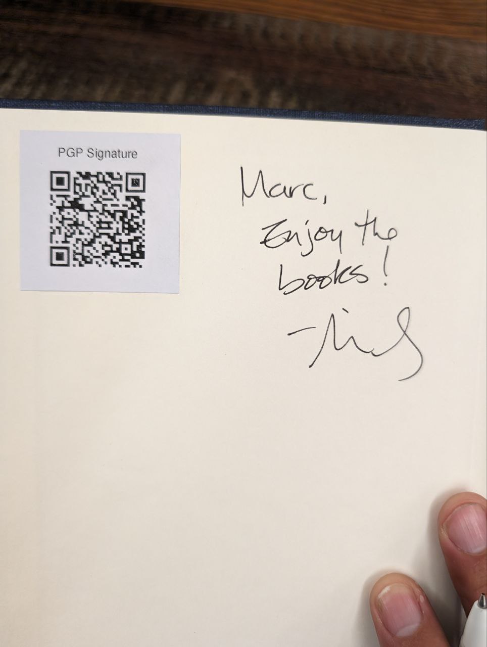 Signed autograph c7b914132129cc86