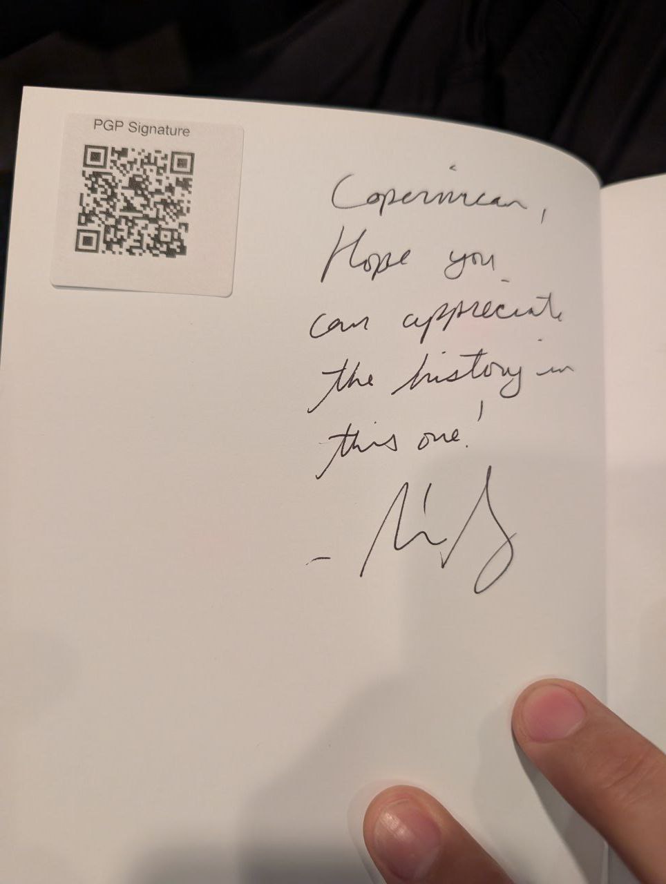 Signed autograph c91c161c4d35264a