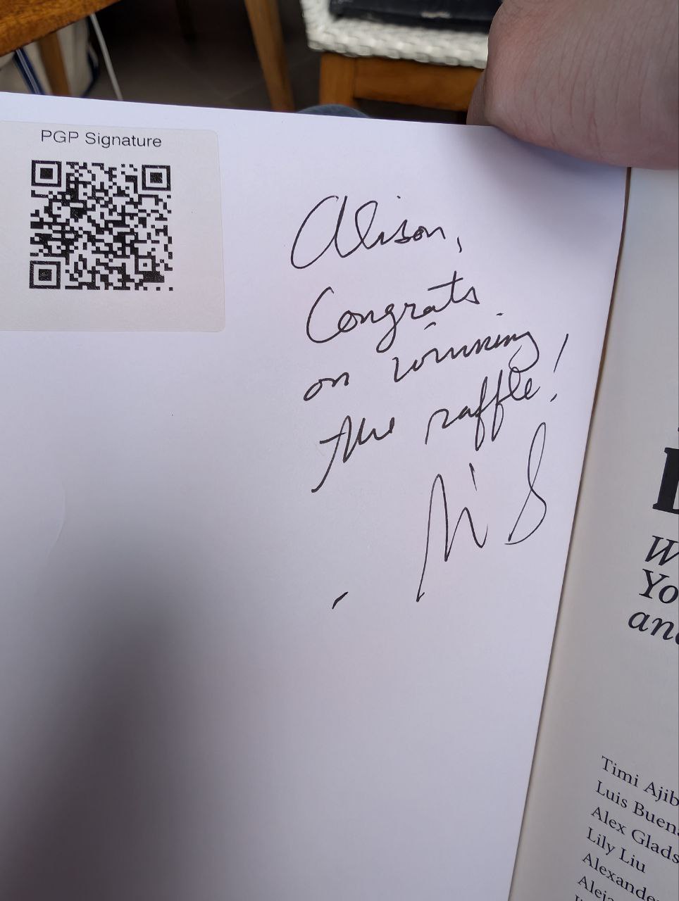 Signed autograph d055b693151cf5ad