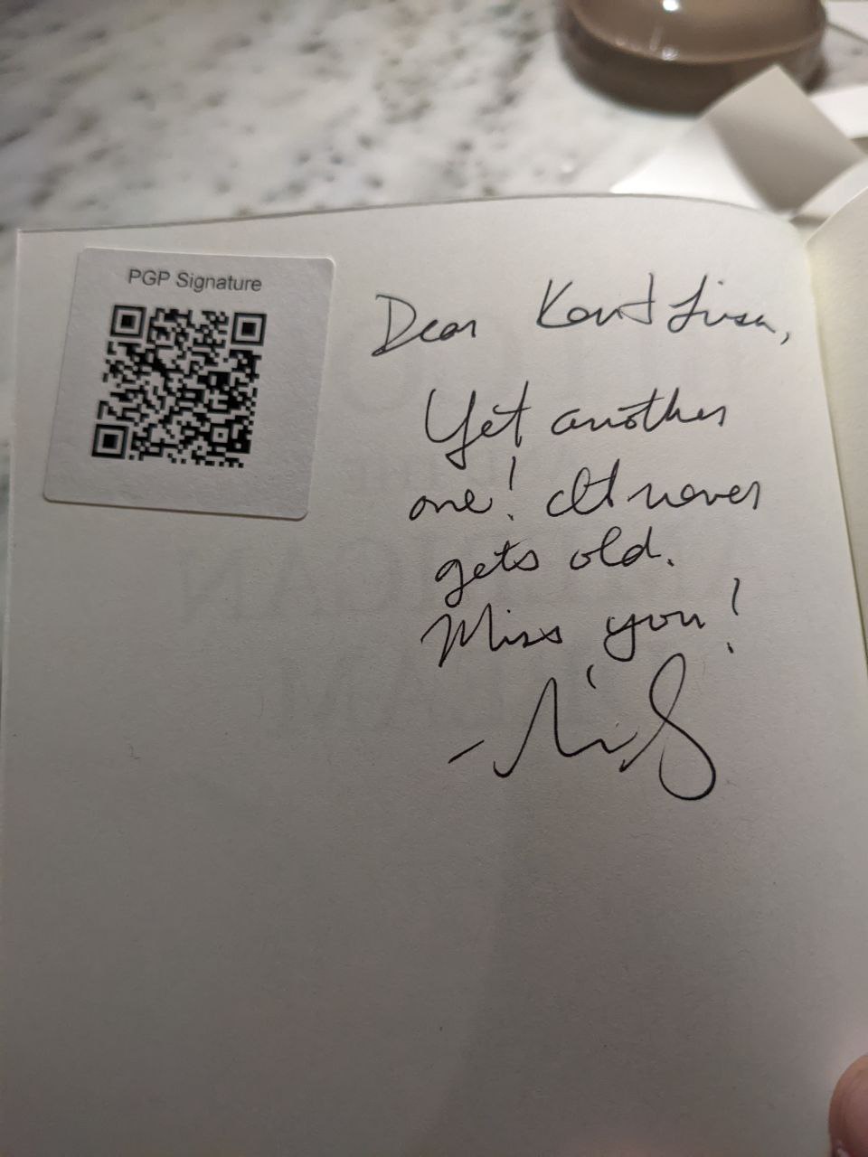 Signed autograph d317837e0d89575d