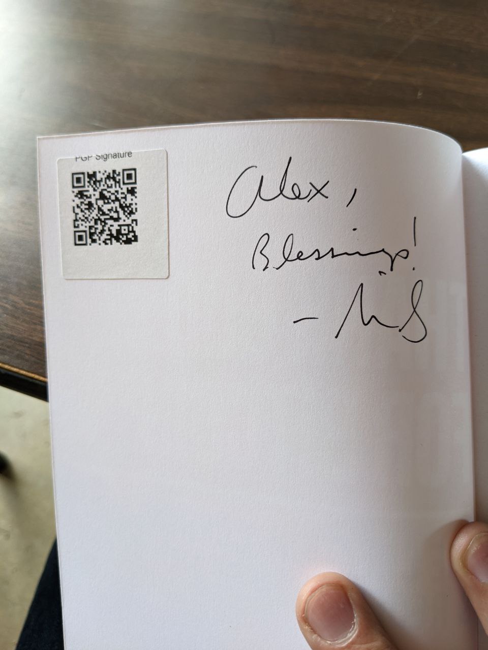 Signed autograph d5c780700bea48d7