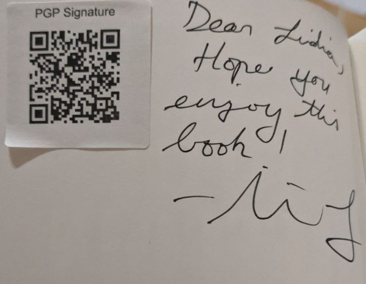 Signed autograph da49f432d960e089