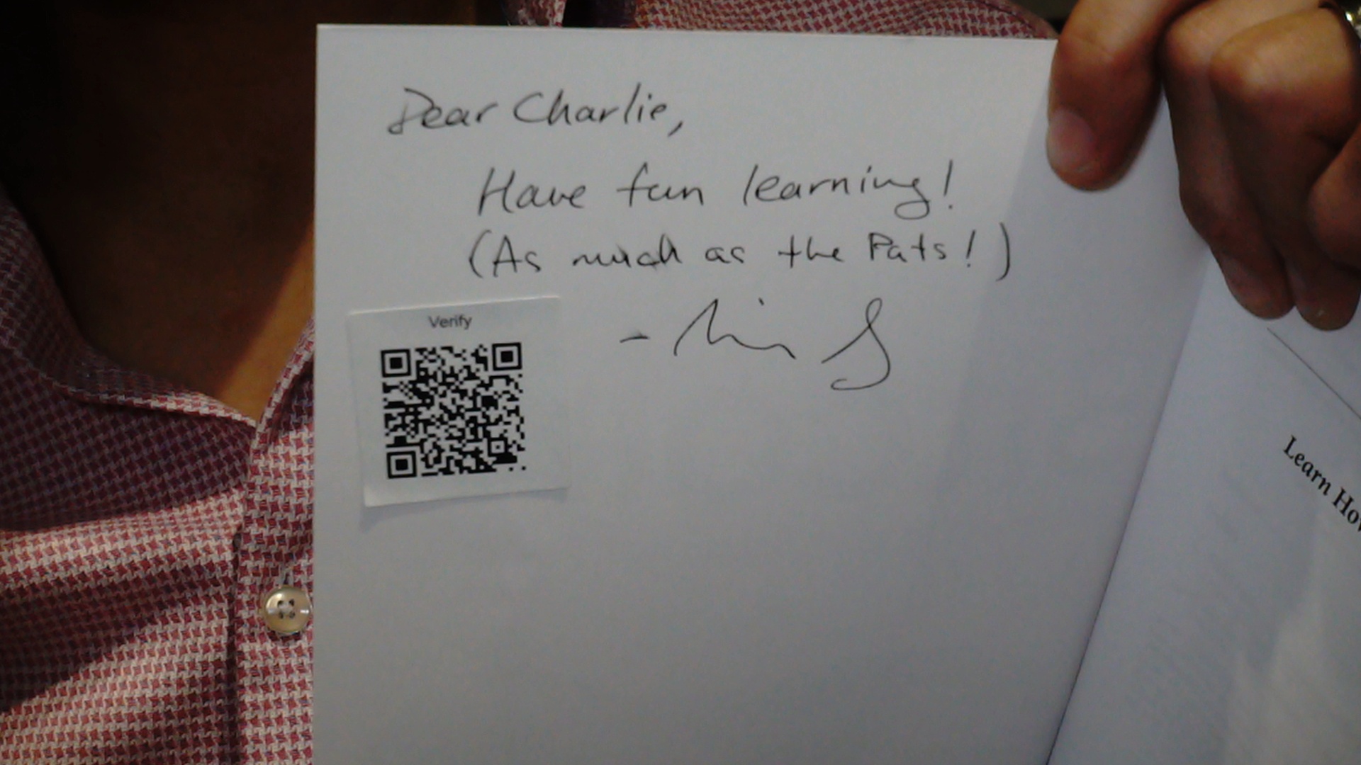 Signed autograph db2ee243ed2a04e1