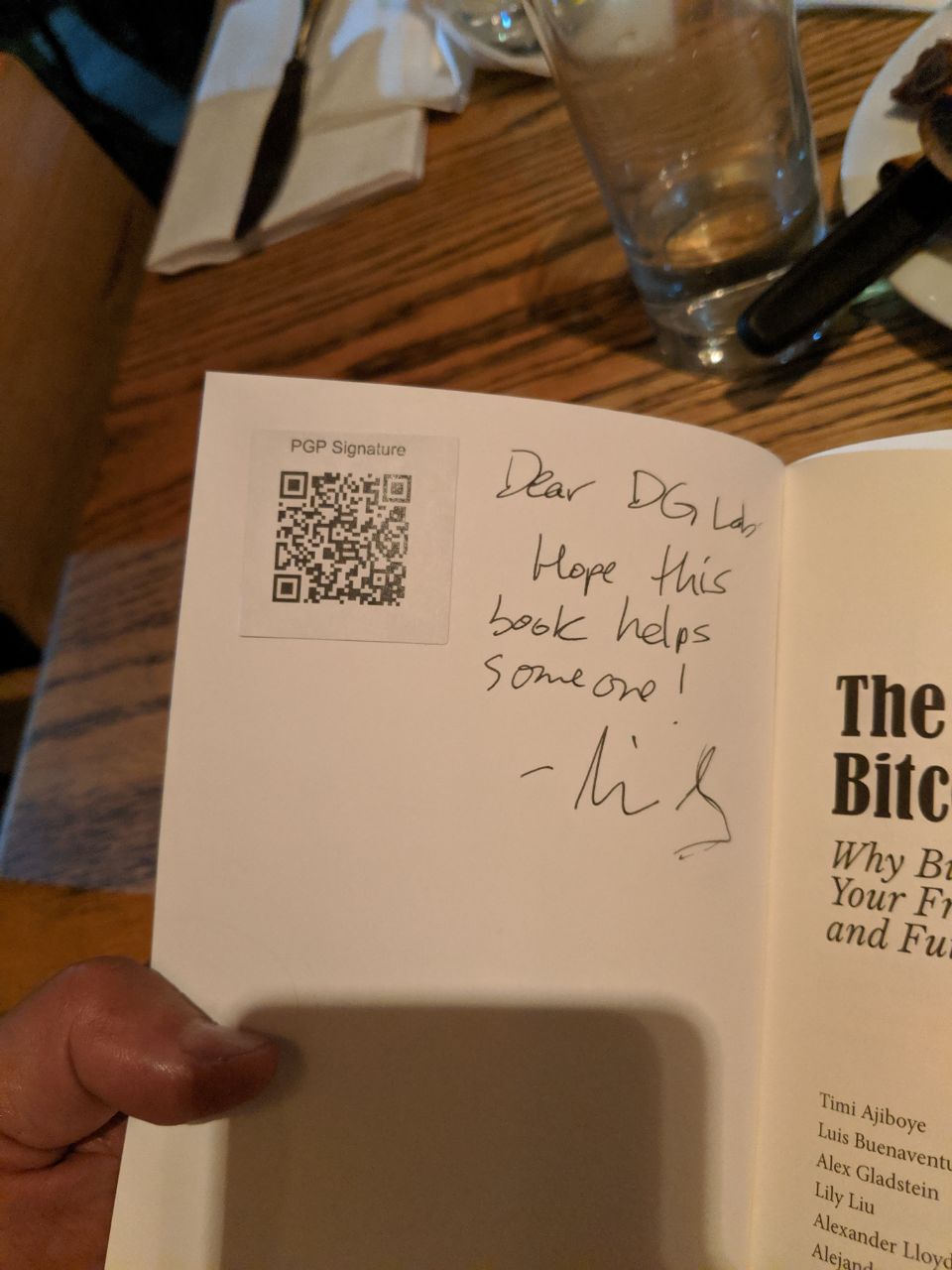 Signed autograph db78a29206fd224c