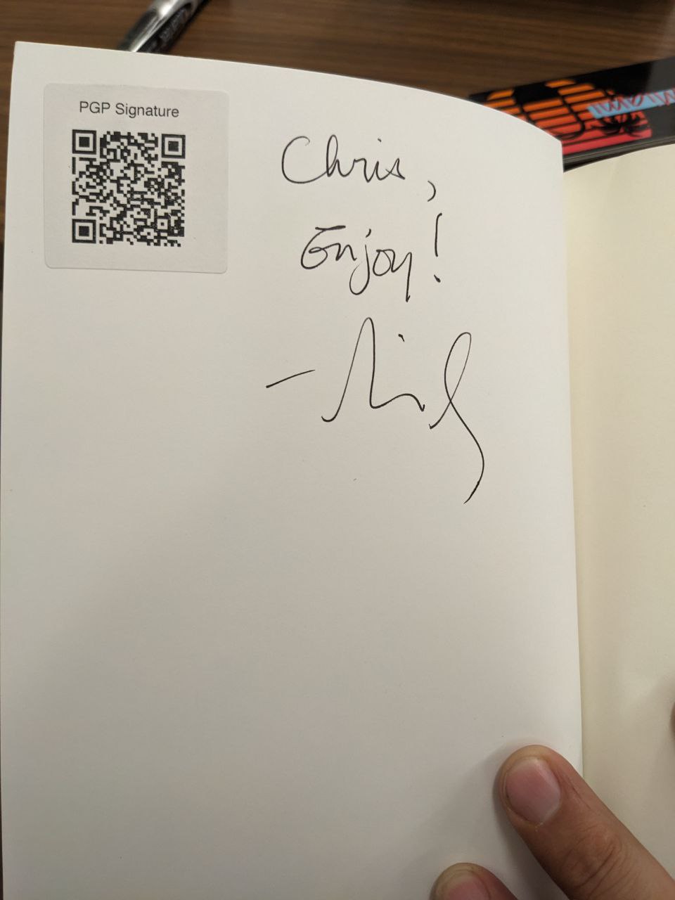 Signed autograph dde0f3a93a730168