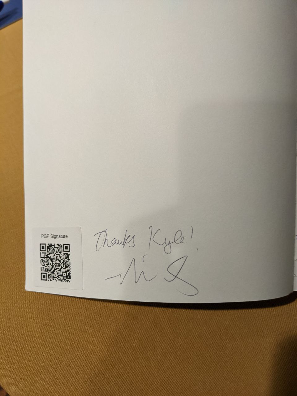 Signed autograph de85e6dad9ffac54