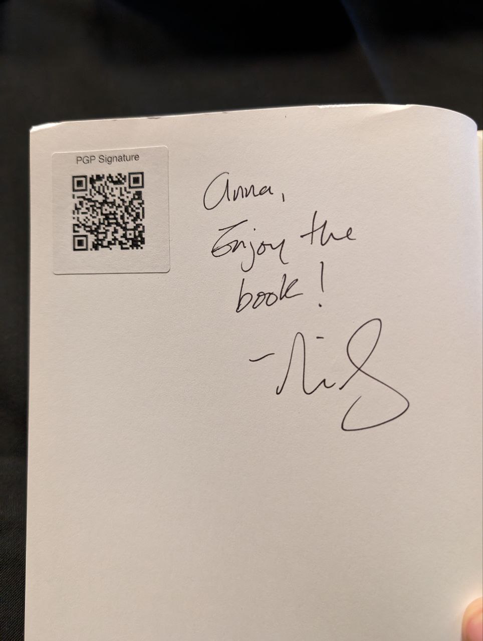 Signed autograph de9b0ad1c21390b5