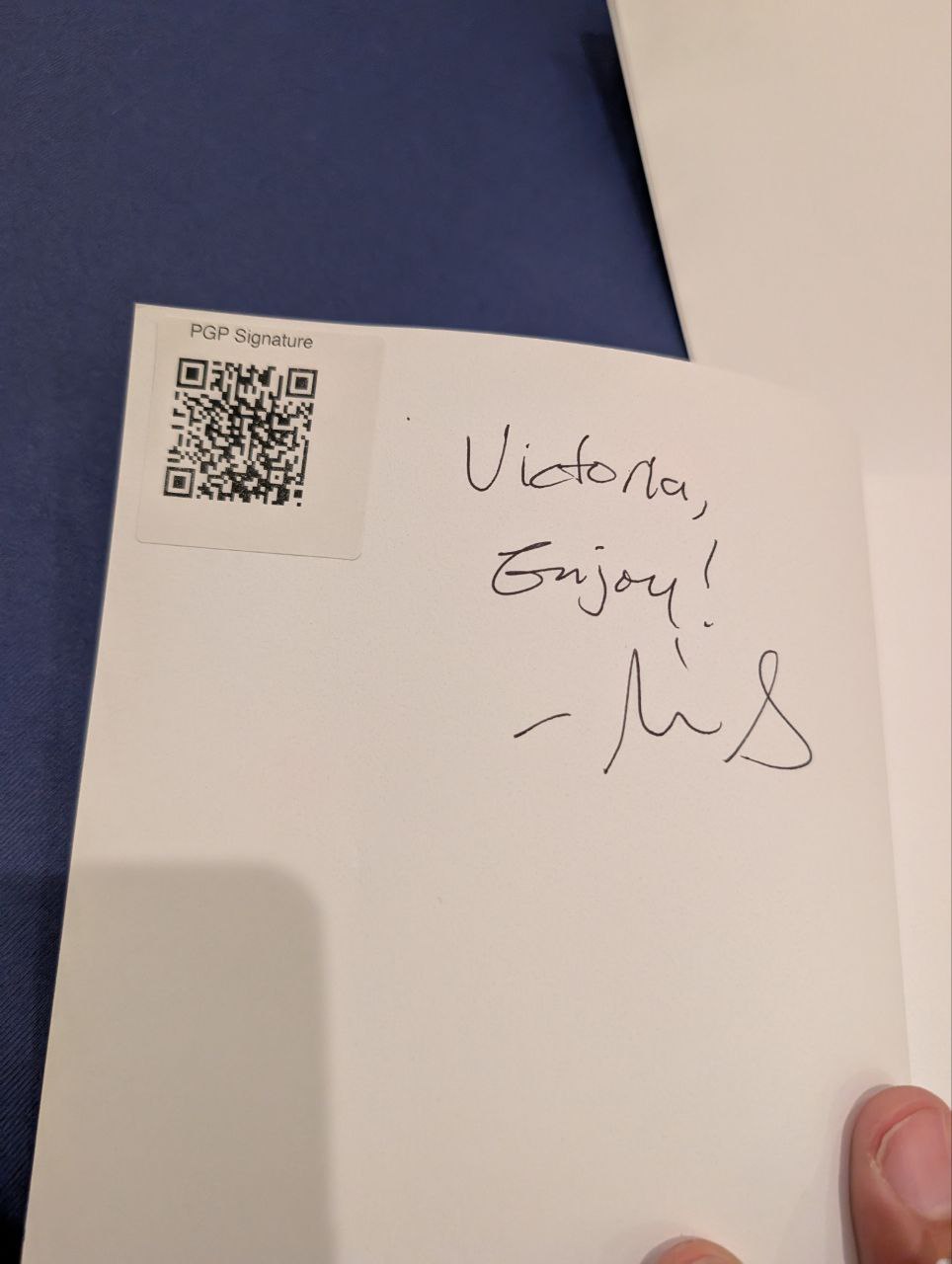 Signed autograph e0af773599652d78