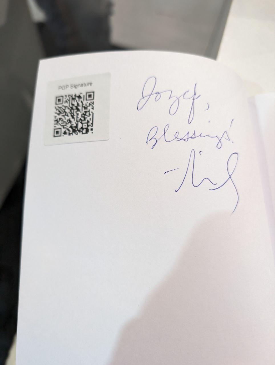 Signed autograph e10b931df65d0c21